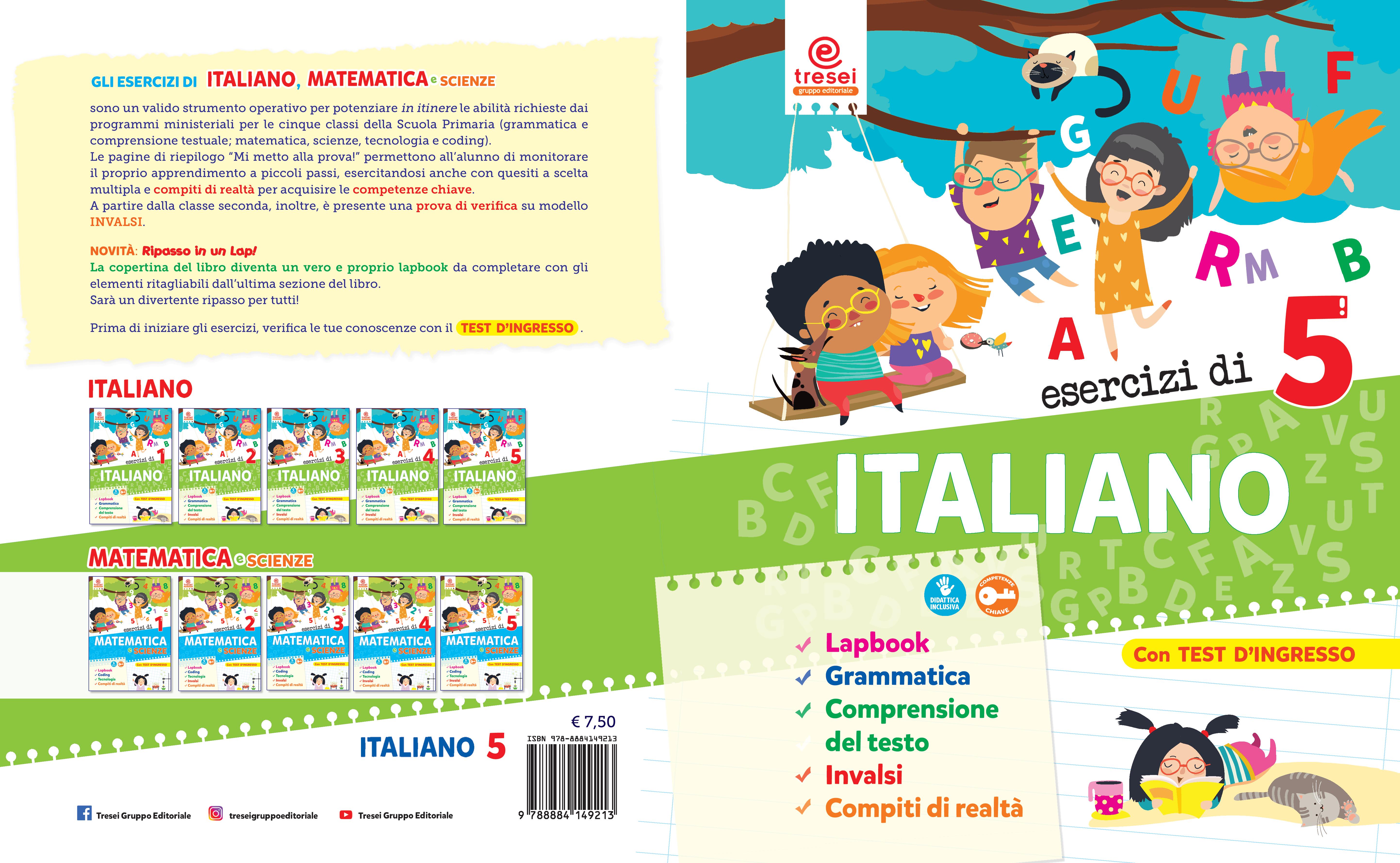ESERCIZI DI ITALIANO - classe 5 by Tresei Gruppo Editoriale - Issuu