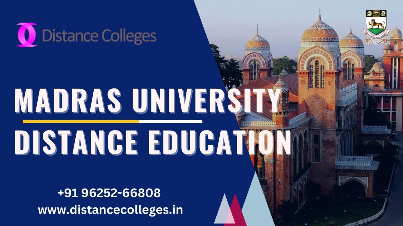 Madras University Distance Education Courses by mohit kumar Issuu