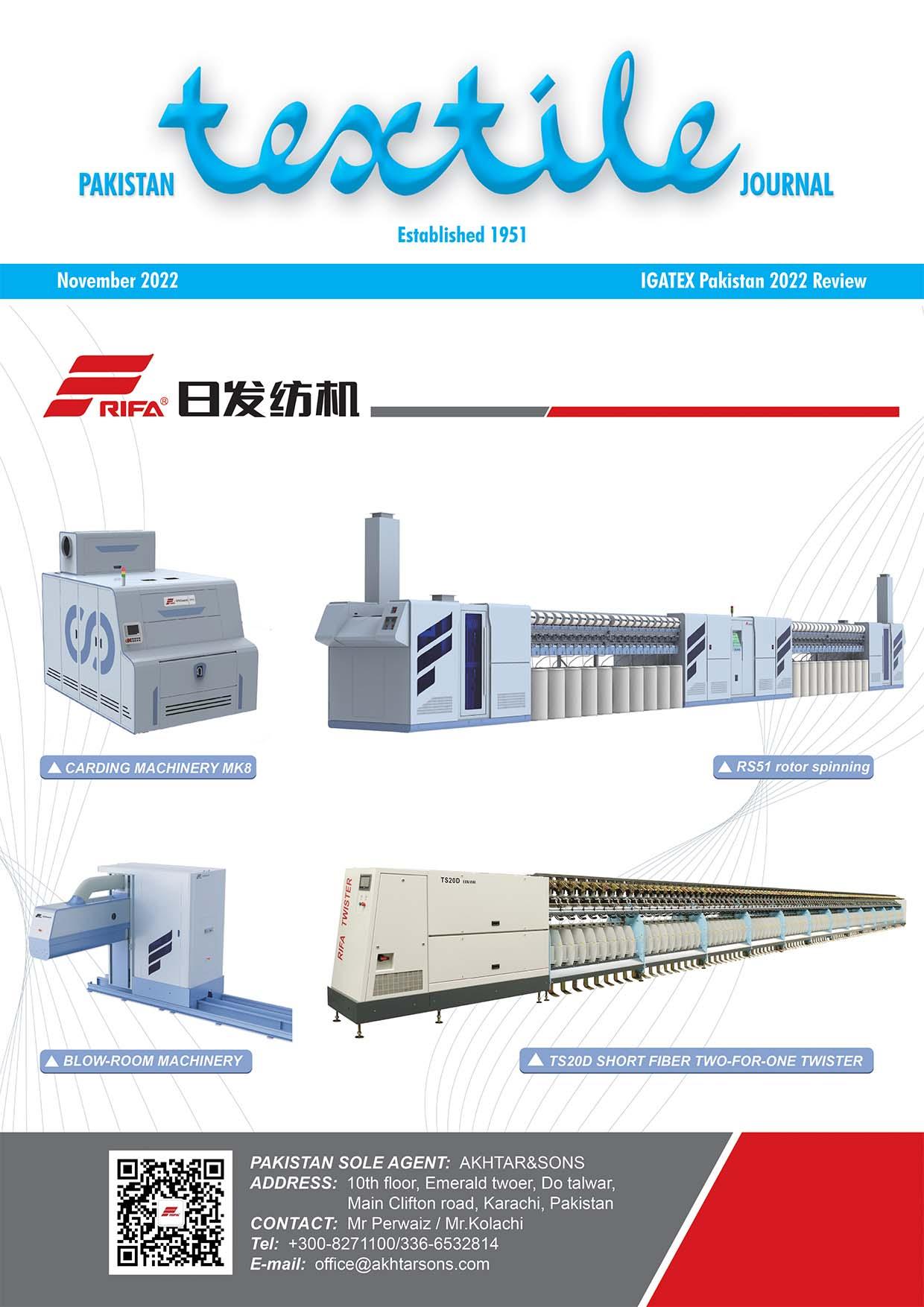 Pakistan Textile Journal November 2022 by Pakistan Textile Journal