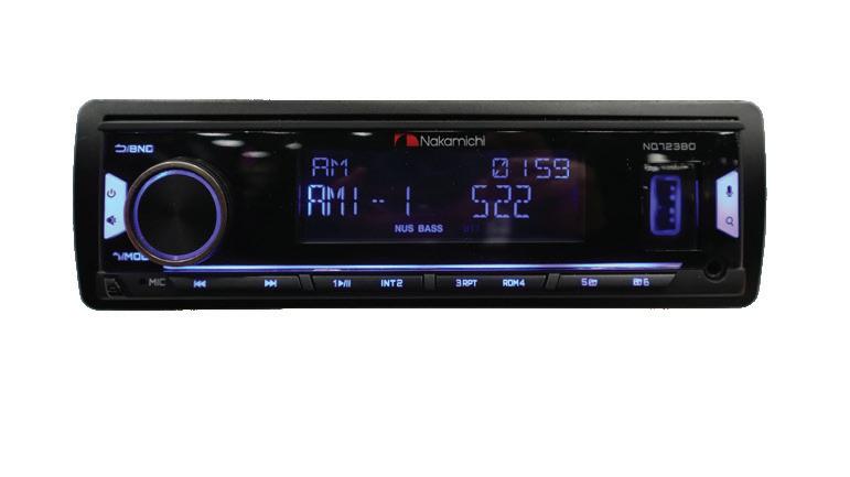 Nakamichi NQ723BD 1 DIN radio bluetooth