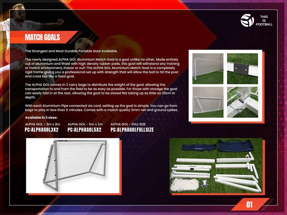 This is Football 2023 Goals, Rebounders and Nets Catalogue by This is