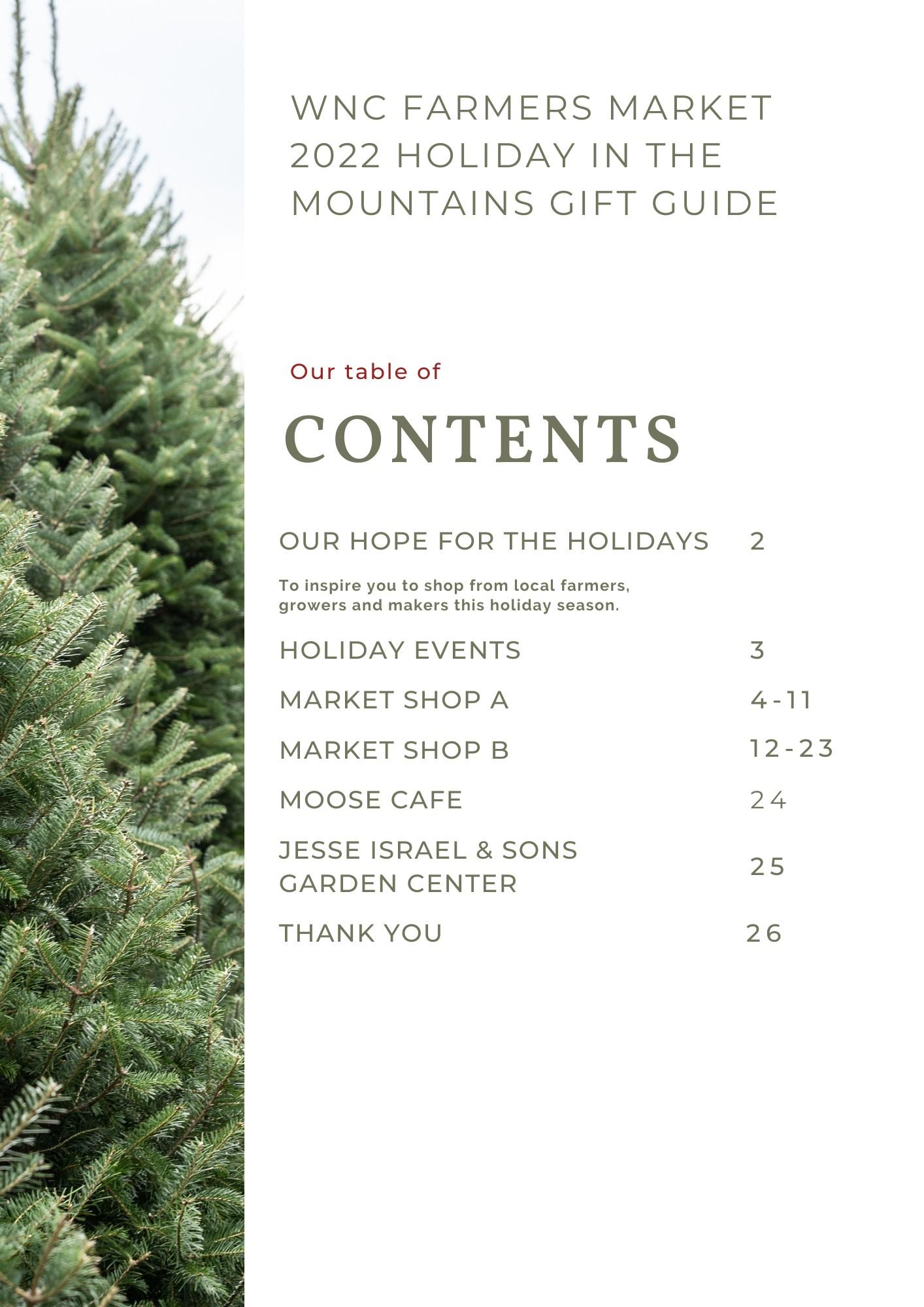 WNC Farmers Market Holiday Gift Guide 2022 by wncfarmersmarket Issuu