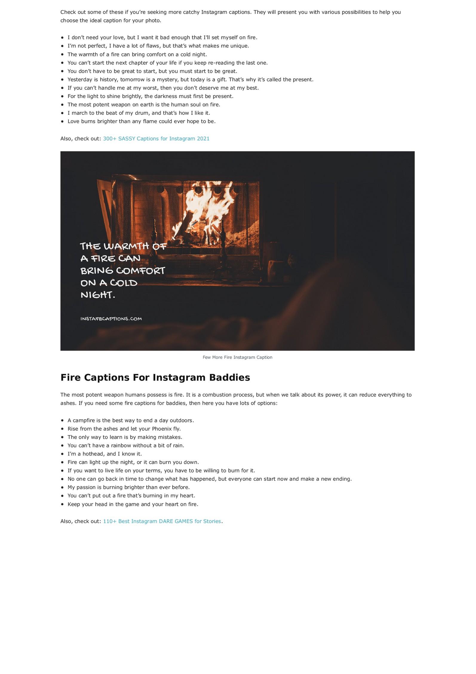 Fire Captions Quotes For Instagram in 2023 by Naveen Arora - Issuu