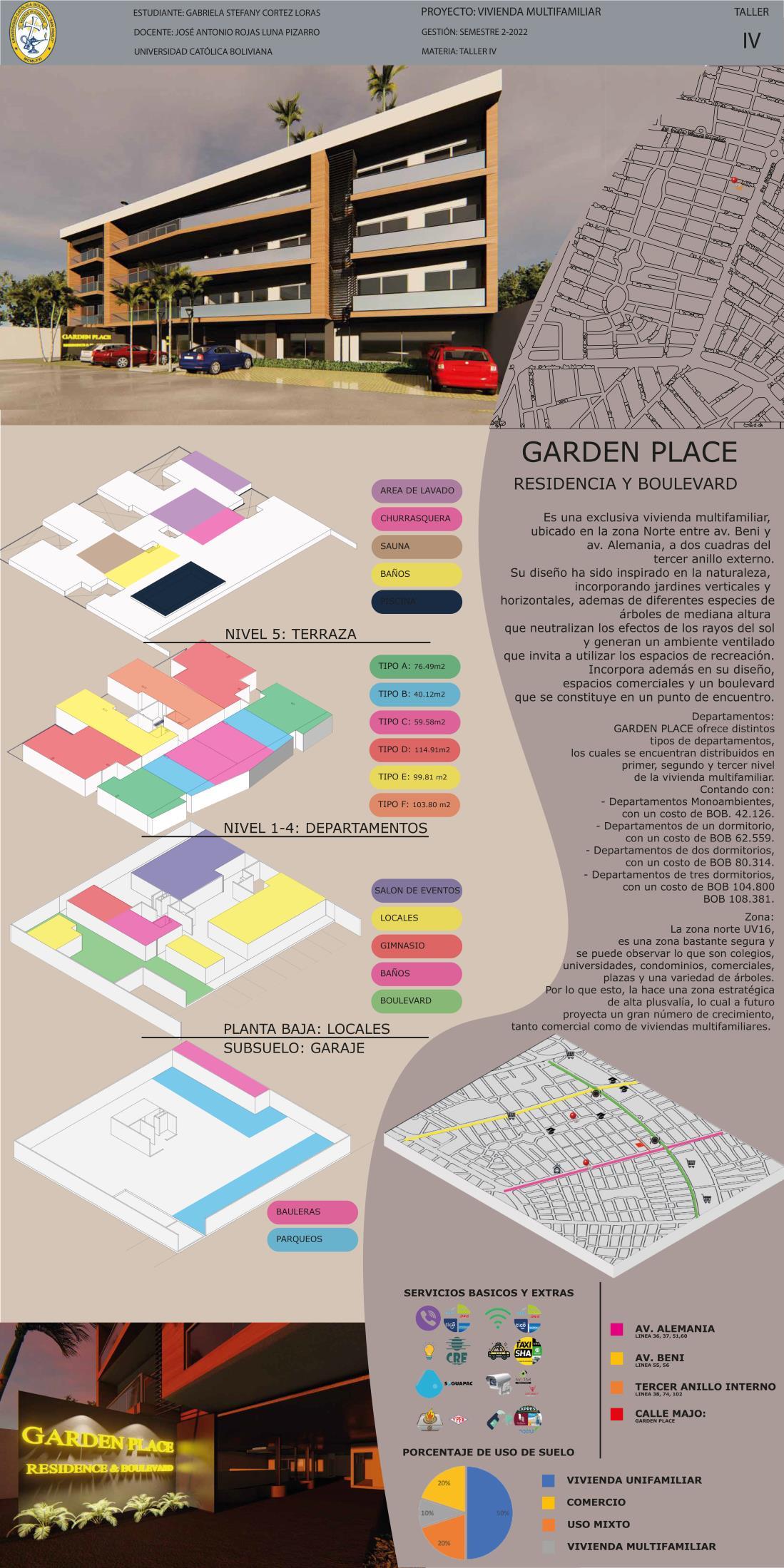TALLER IV - ARQ 214 - UCB SCZ - VIVIENDA MULTIFAMILIAR - 2/2022 by Jose ...