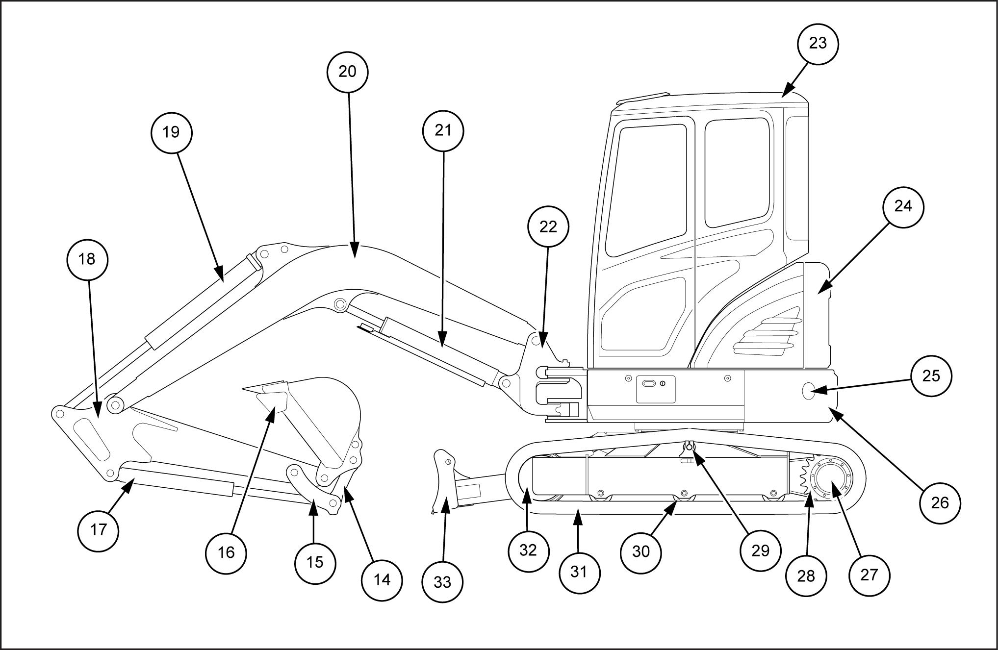 Píst lžíce 29. Horní válec