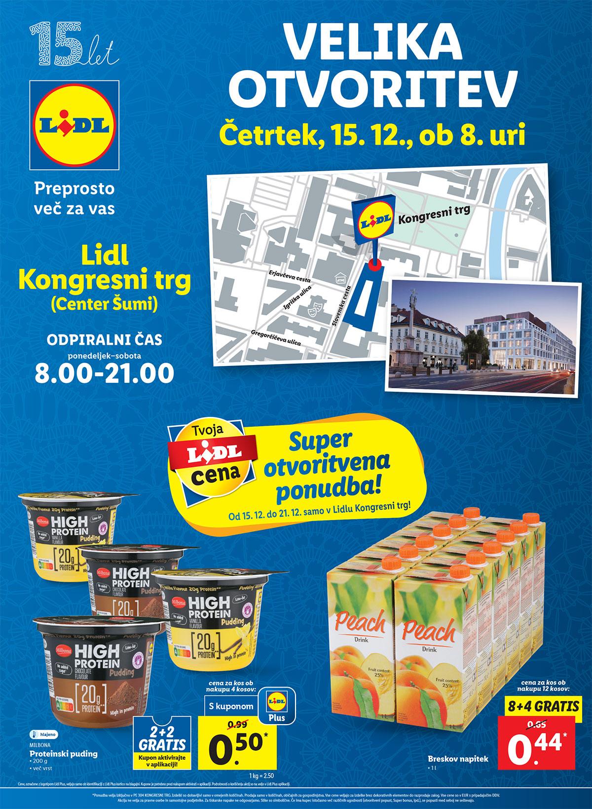 Lidl katalog Velika Otvoritev Kongresni trg by Vsikatalogi.si Issuu