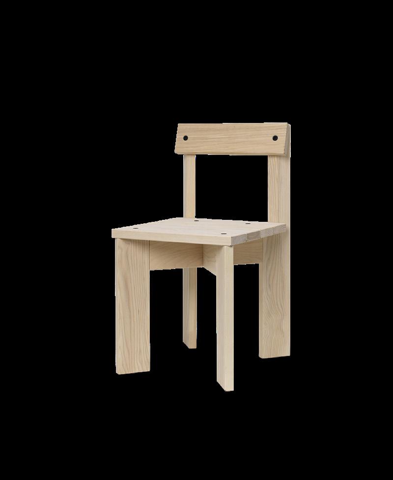 Ferm Living Mensola a Tre Piani Sector - Naturale - Legno unisex (bambini)