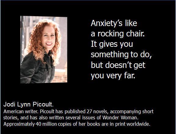 Cover for ANXIETY A. What causes nervousness? B. How do you calm your nerves?