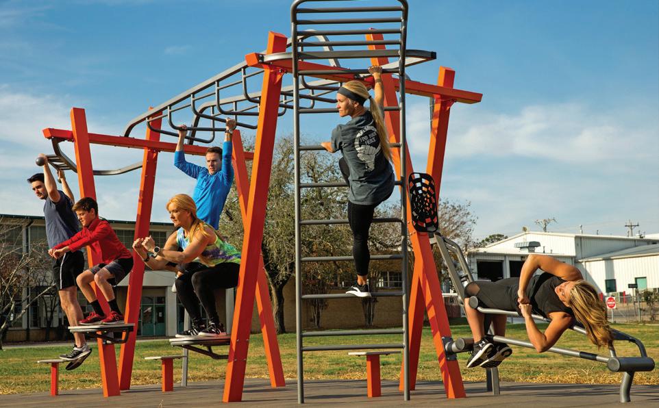 Outdoor Exercise Equipment - PlayCreation - HealthBeat® and FitCore™