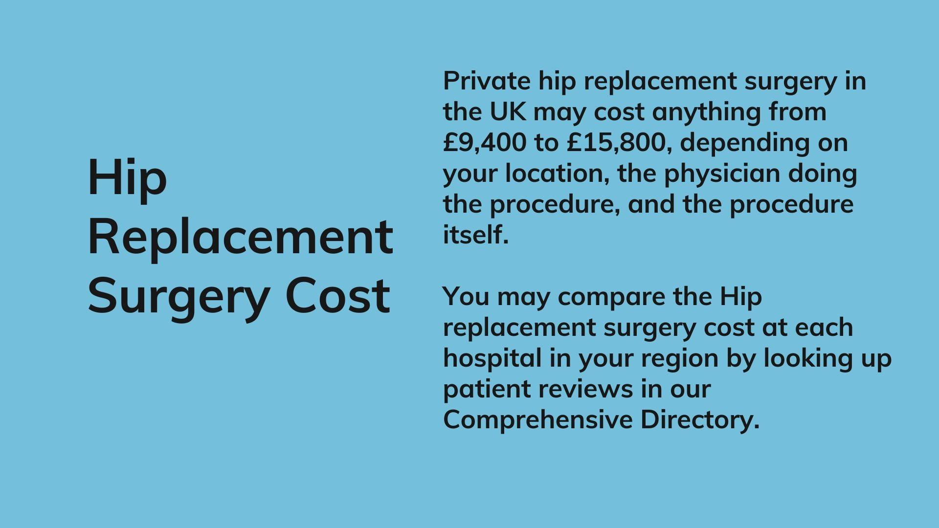 NHS Hip Replacement vs. Private Hip Replacement by Surgical Group Issuu