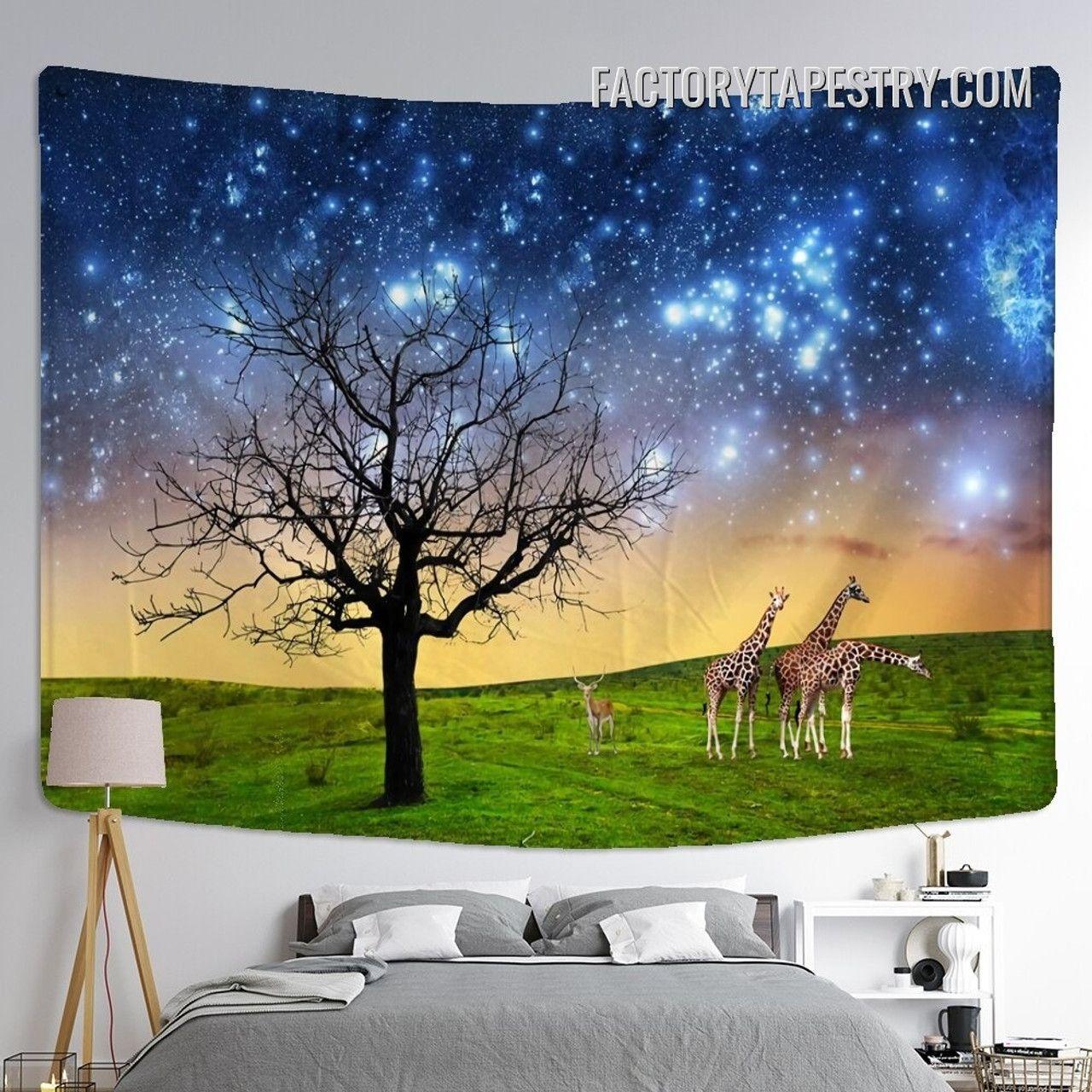 Decorating with Animal Wall Tapestries to Create a Safari Theme by