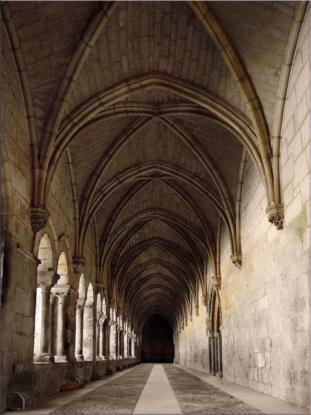 Ribbed Vault In Gothic Architecture