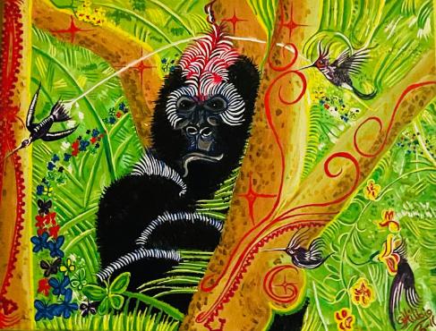Above: “WD Kong” by Gerard Hilbig, June 2011