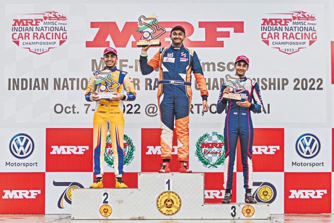 Motorsport: Anish Shetty, Deepak Ravikumar post maiden wins; top honours  for Ryhana Bee, Allwin Xavier