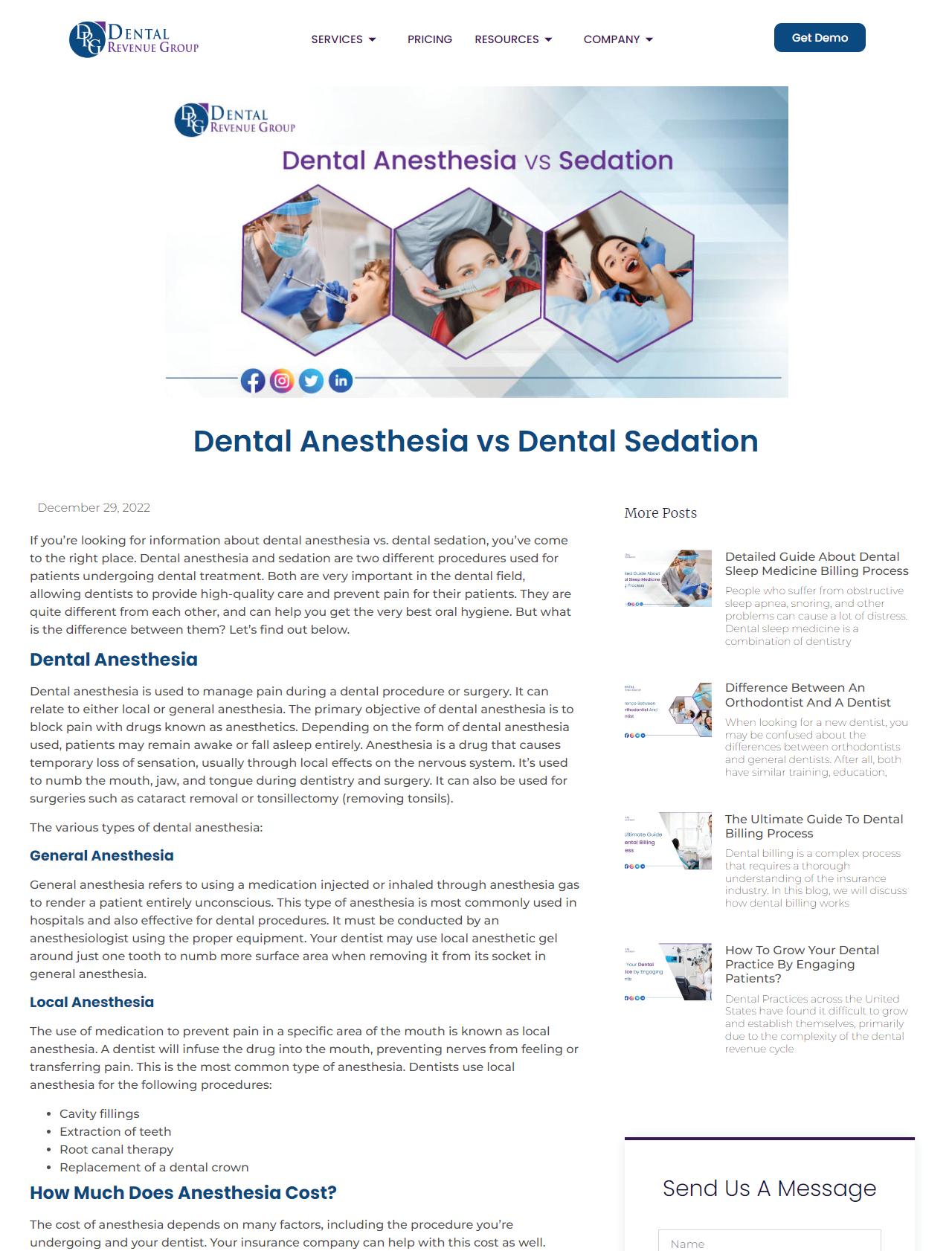 Dental Anesthesia vs Dental Sedation by Johnlewis22 Issuu