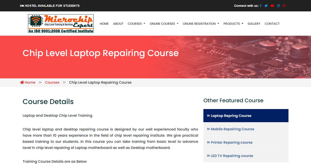Laptop Repairing Course In Delhi Laptop Repairing Institute in Delhi