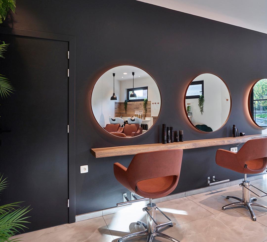 Salon Design & Build Featuring Italian Salon Furniture by Inspiring
