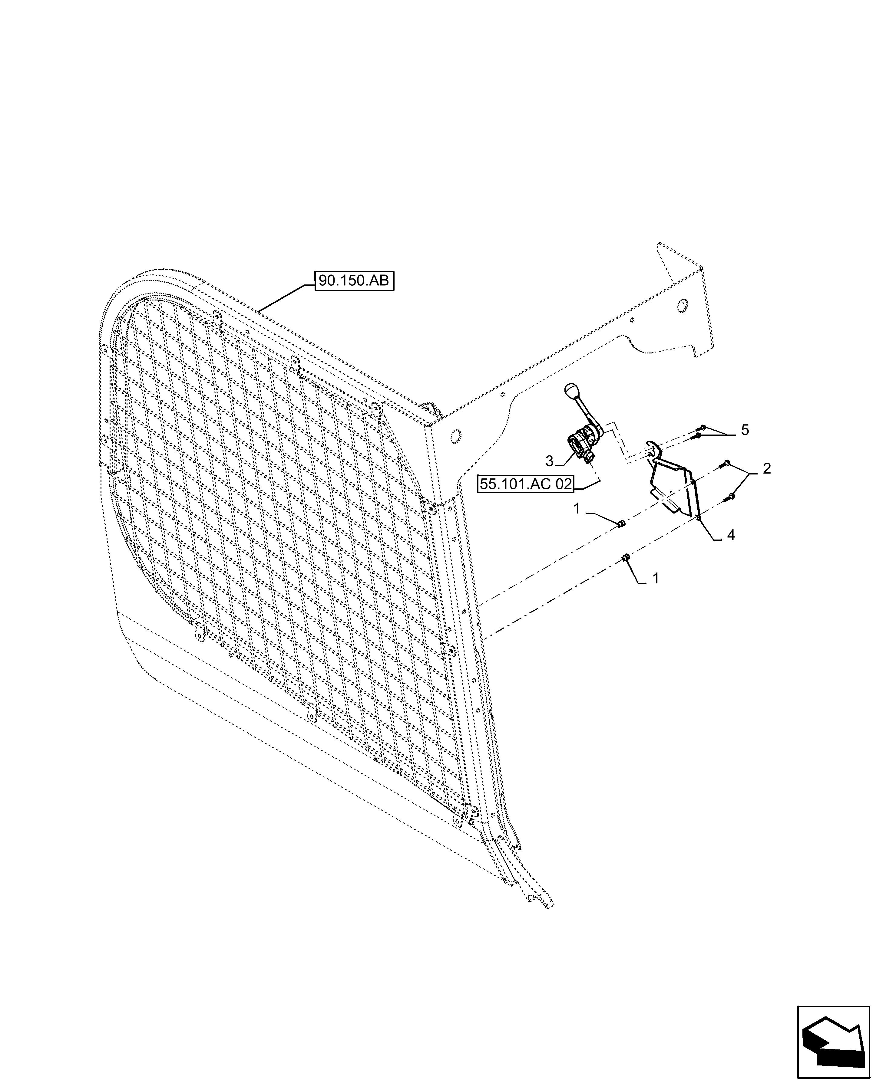 CASE TR310 Compact Track Loader Tier 4B Parts Catalogue Manual by