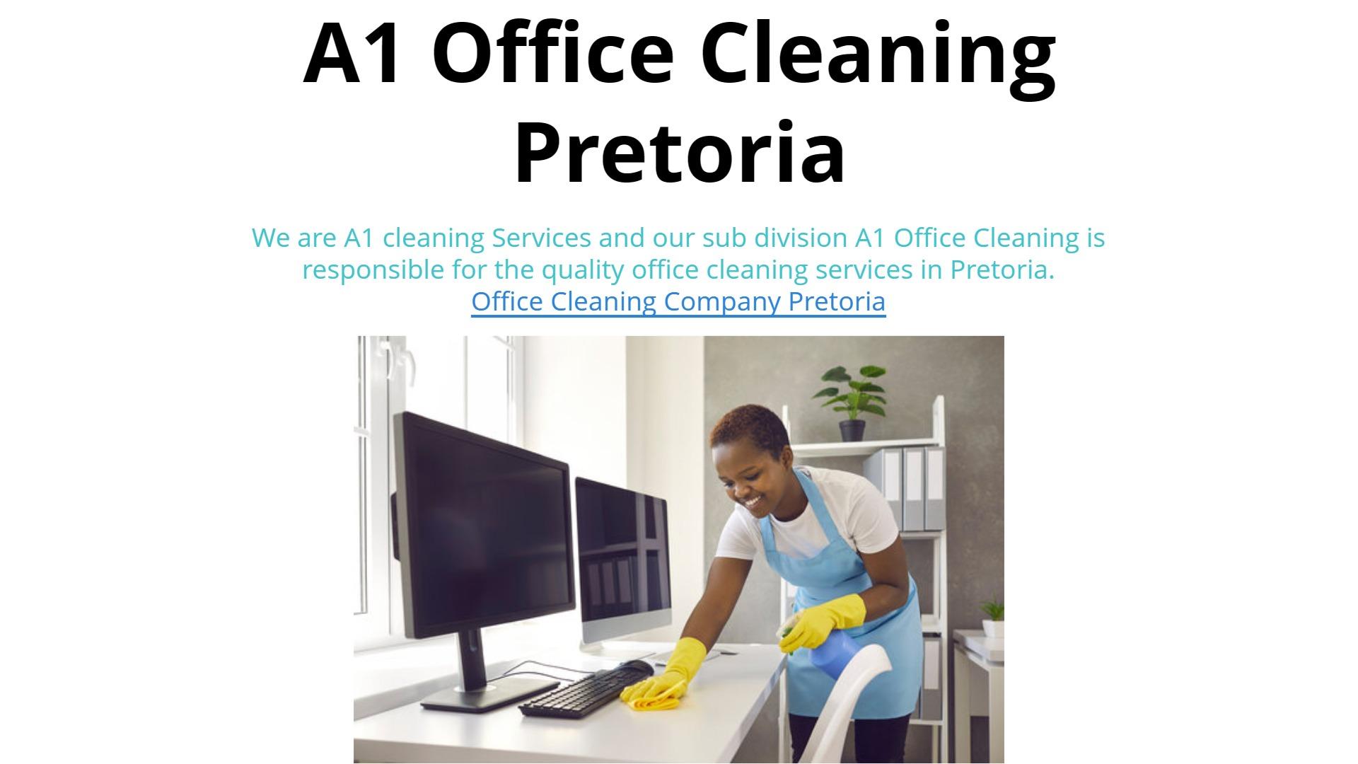 A1 Office Cleaning Pretoria by Cansas Oins Issuu