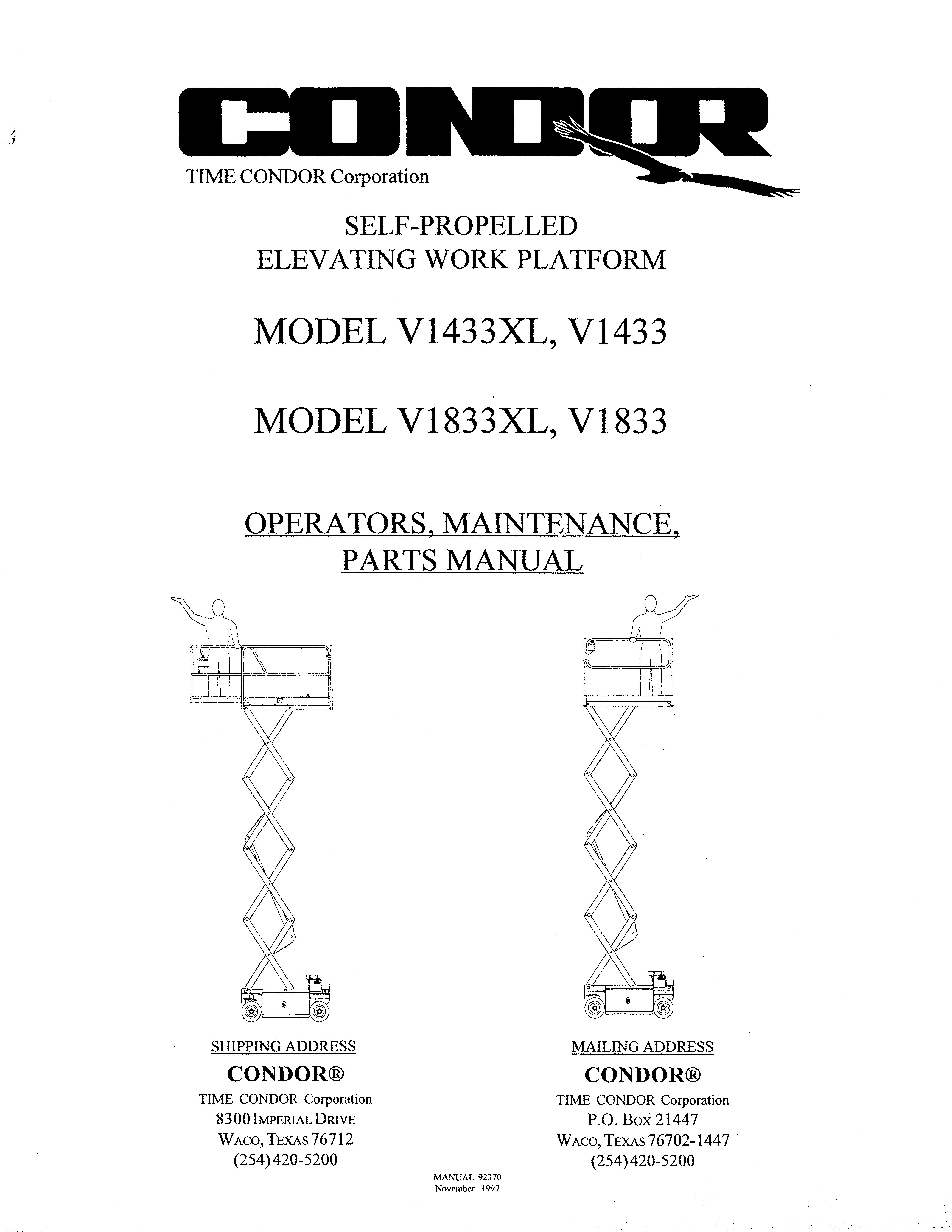 Condor Scissors Lift V1433xl V1833xl Parts Book by JenniferFreemanS Issuu