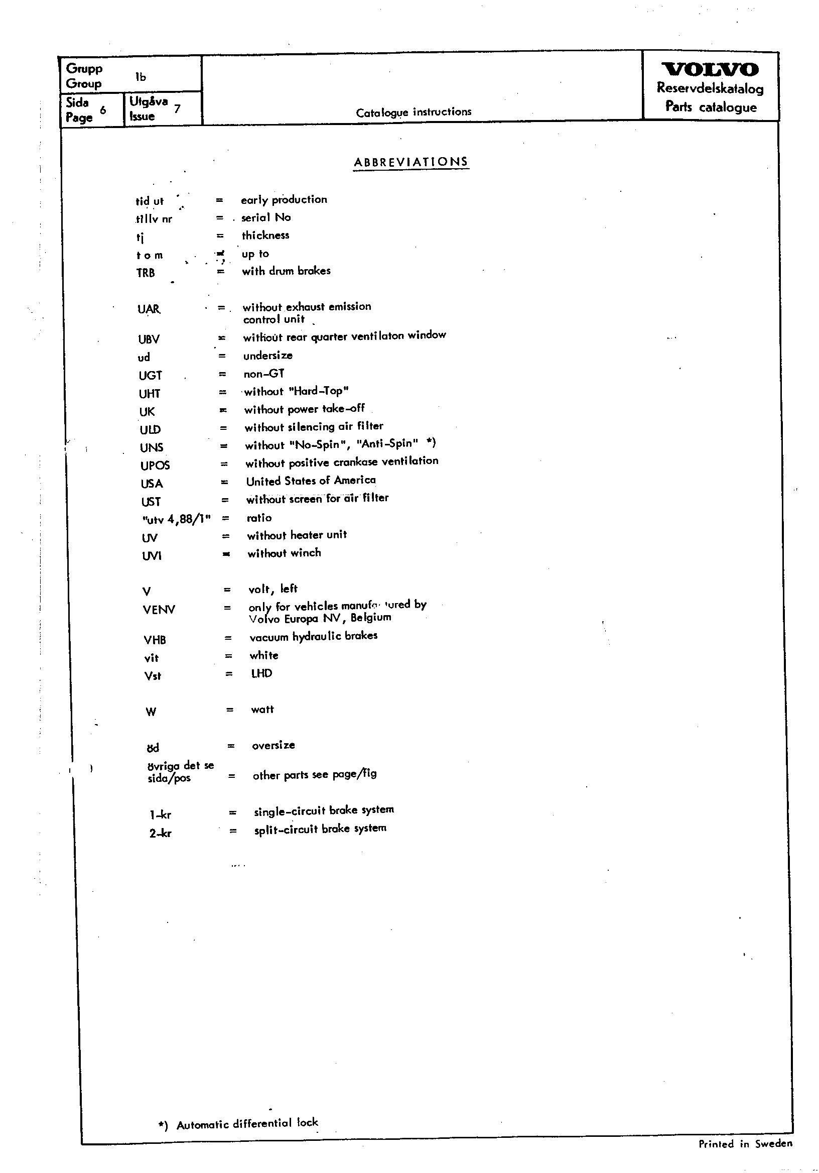 Volvo P1800 Parts Catalogue 1 by LaceyGonzalezl Issuu