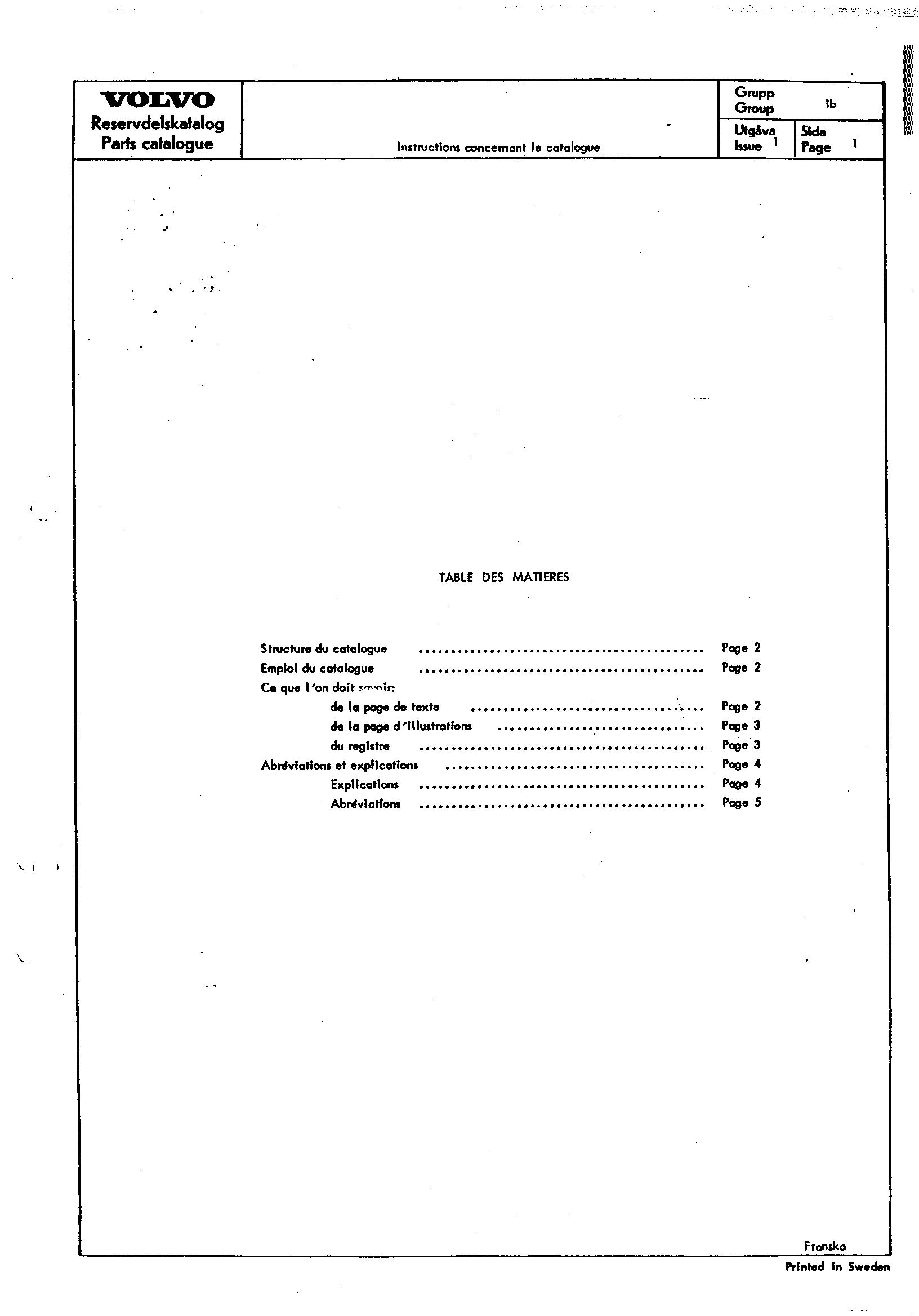 Volvo P1800 Parts Catalogue 1 by LaceyGonzalezl Issuu