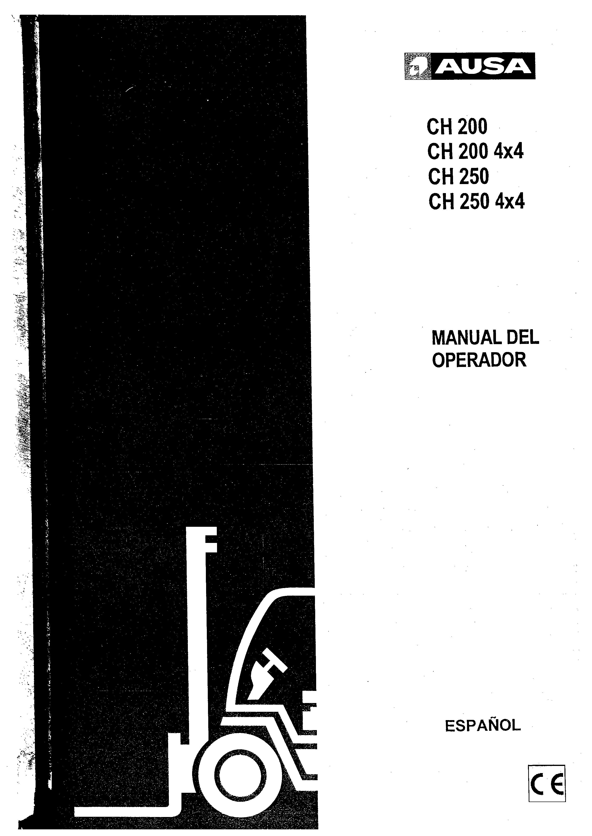 Ausa Forklift Ch200 250 Service Manual [Esp] by StephenKaizerp Issuu