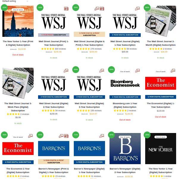 Wall Street Journal Deals. by WSJ Renew Issuu