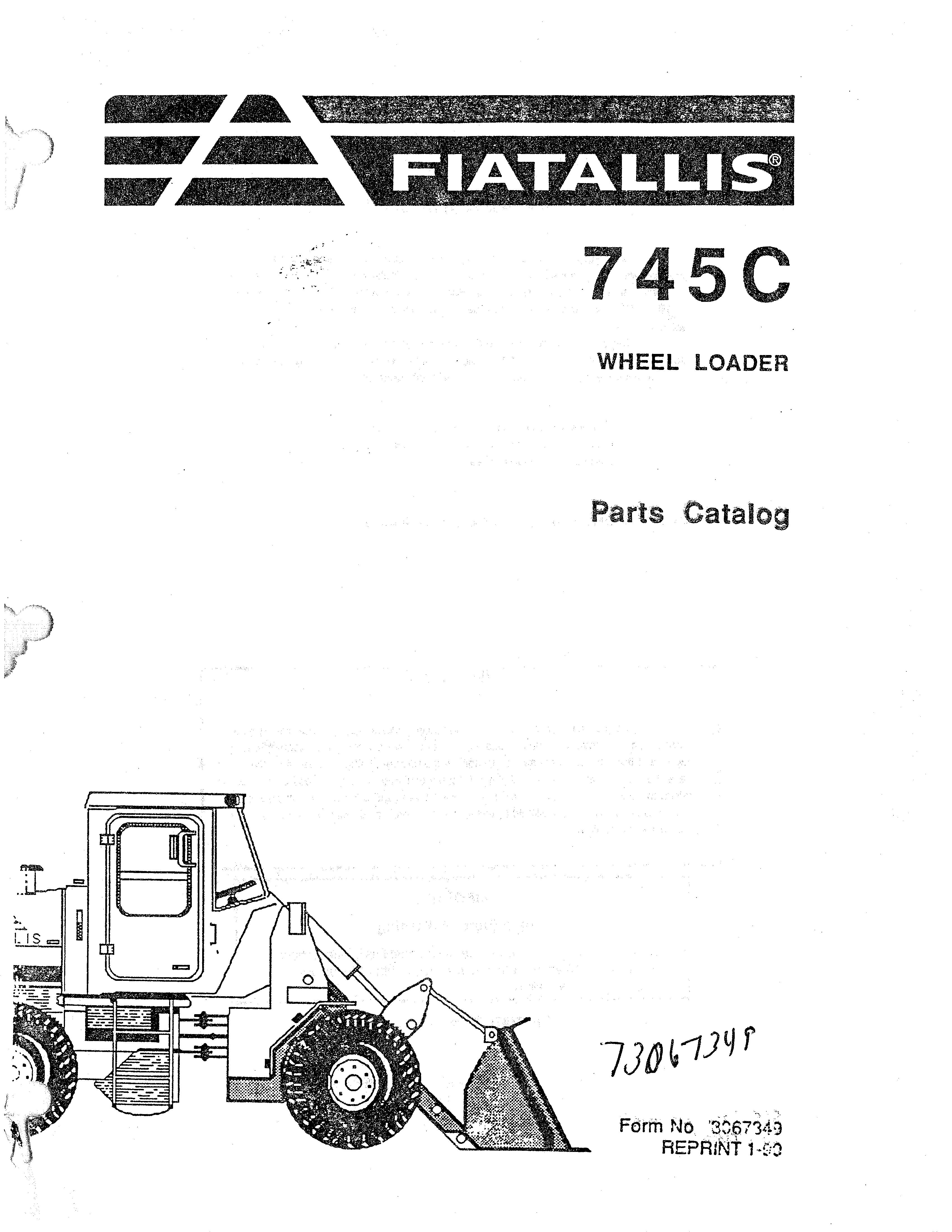 Fiat Allis 745c Wheel Loader Parts Catalog by DeannaRossO Issuu
