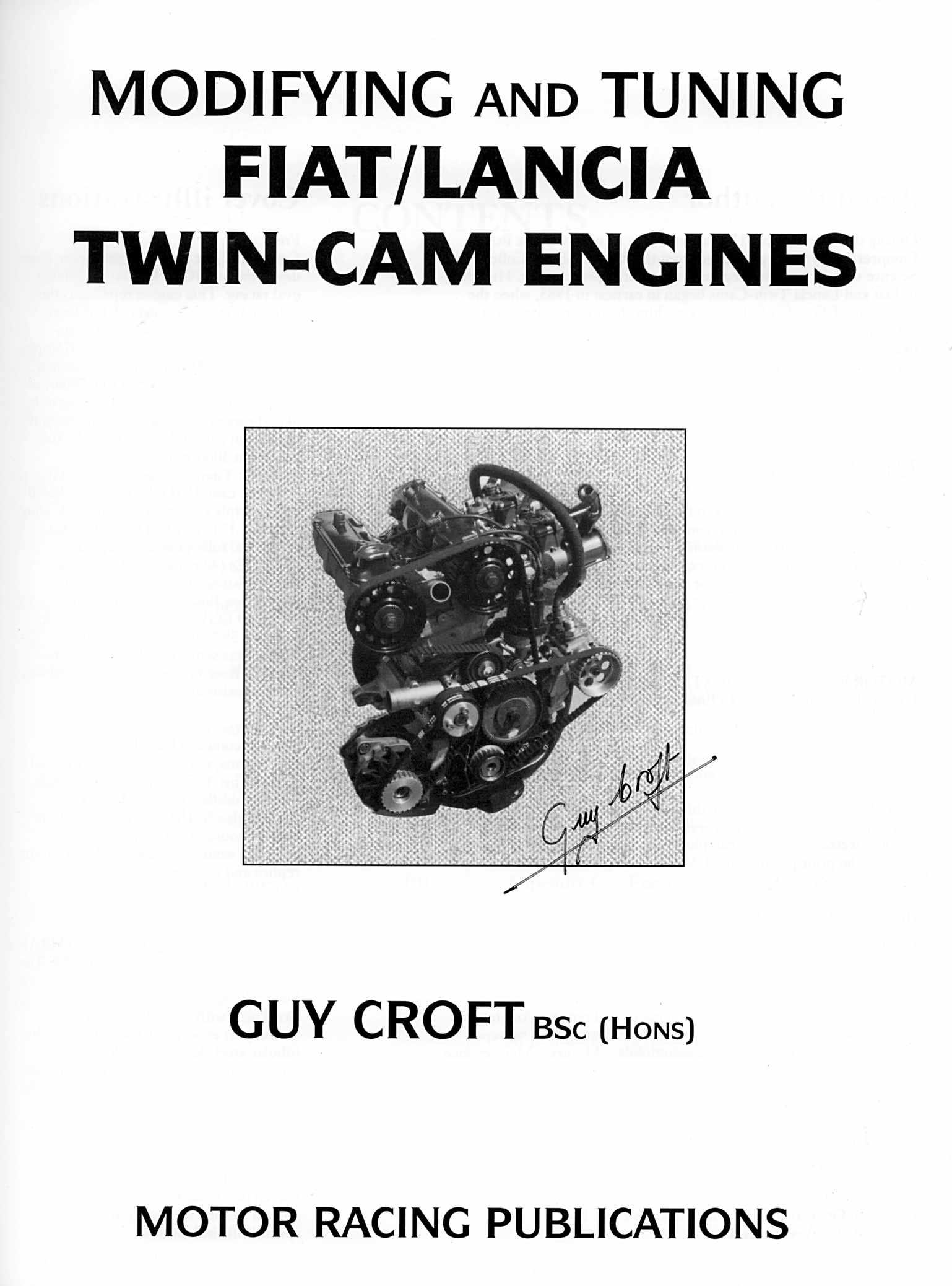 Modifying & Tuning Fiat & Lancia Twin Cam Engines Guy Croft by ...
