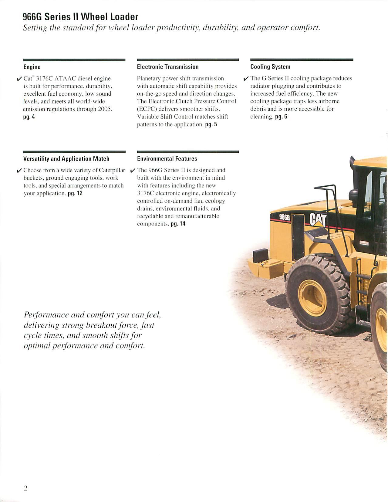 Cat 966 Technical Specifications by MariaMccloudm Issuu