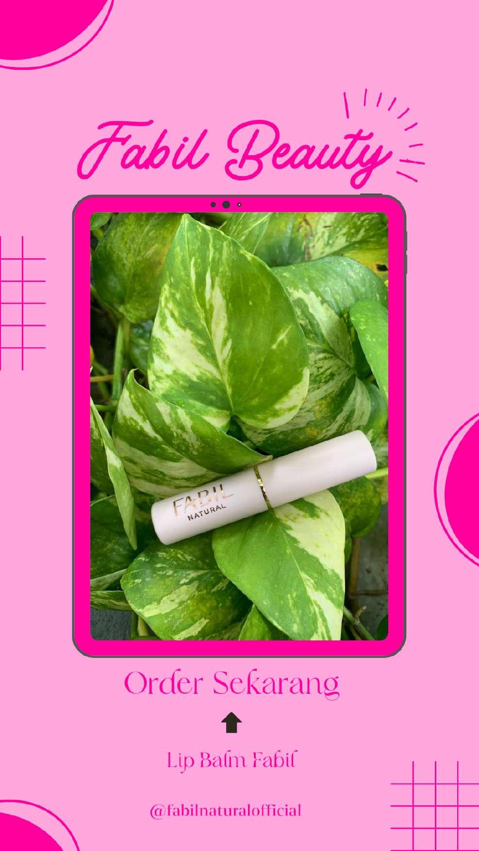 Lip Balm Untuk Malam Hari Fabil Natural, 082223330052 by