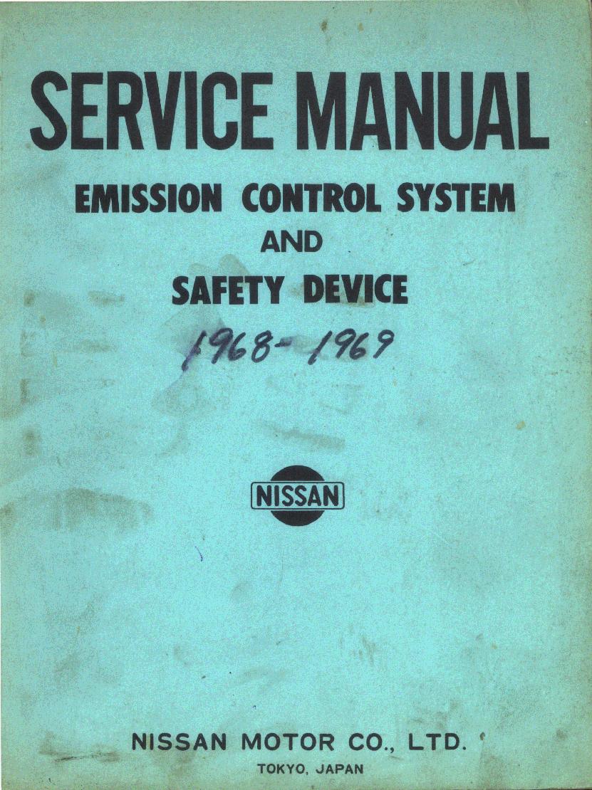 Service Manual Datsun Emission Control Systems 1969 by YolandaPrueY Issuu