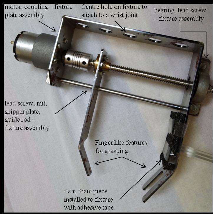 DESIGN AND DEVELOPMENT OF A LEAD SCREW GRIPPER FOR ROBOTIC APPLICATION
