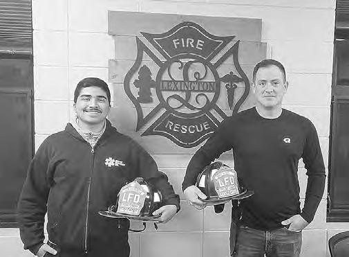 Cover for Lexington welcomes 2 new firefighters