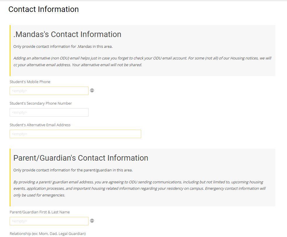 Housing Application Guide by ODU Housing Issuu