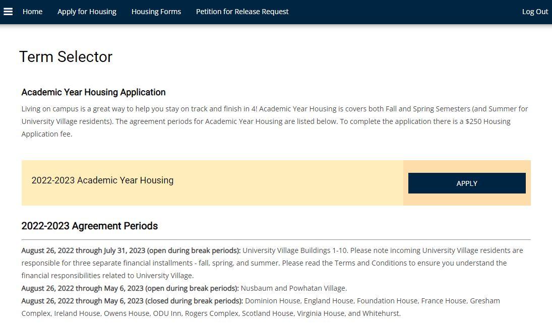 Housing Application Guide by ODU Housing Issuu