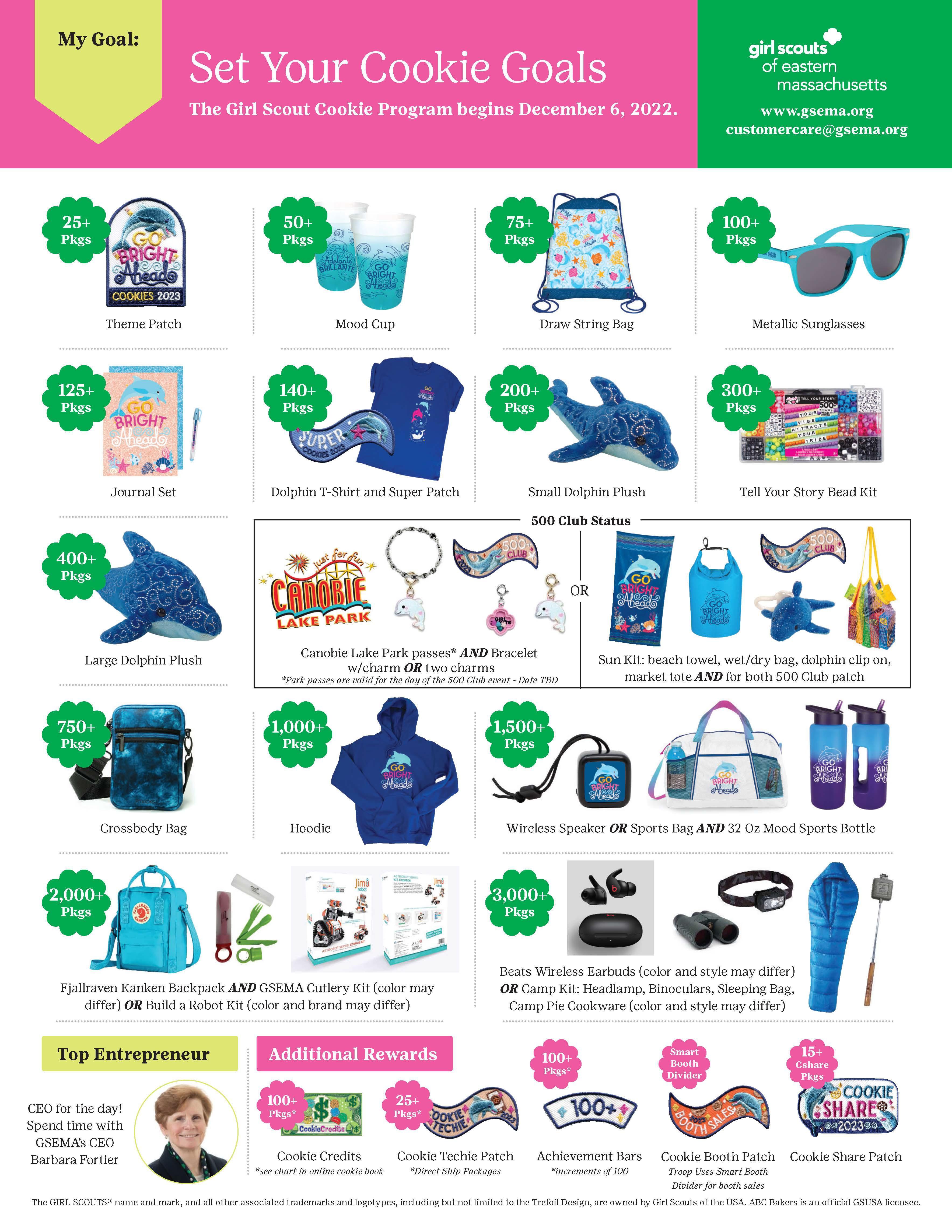 Free Printable Girl Scout Cookie Order Form 2023