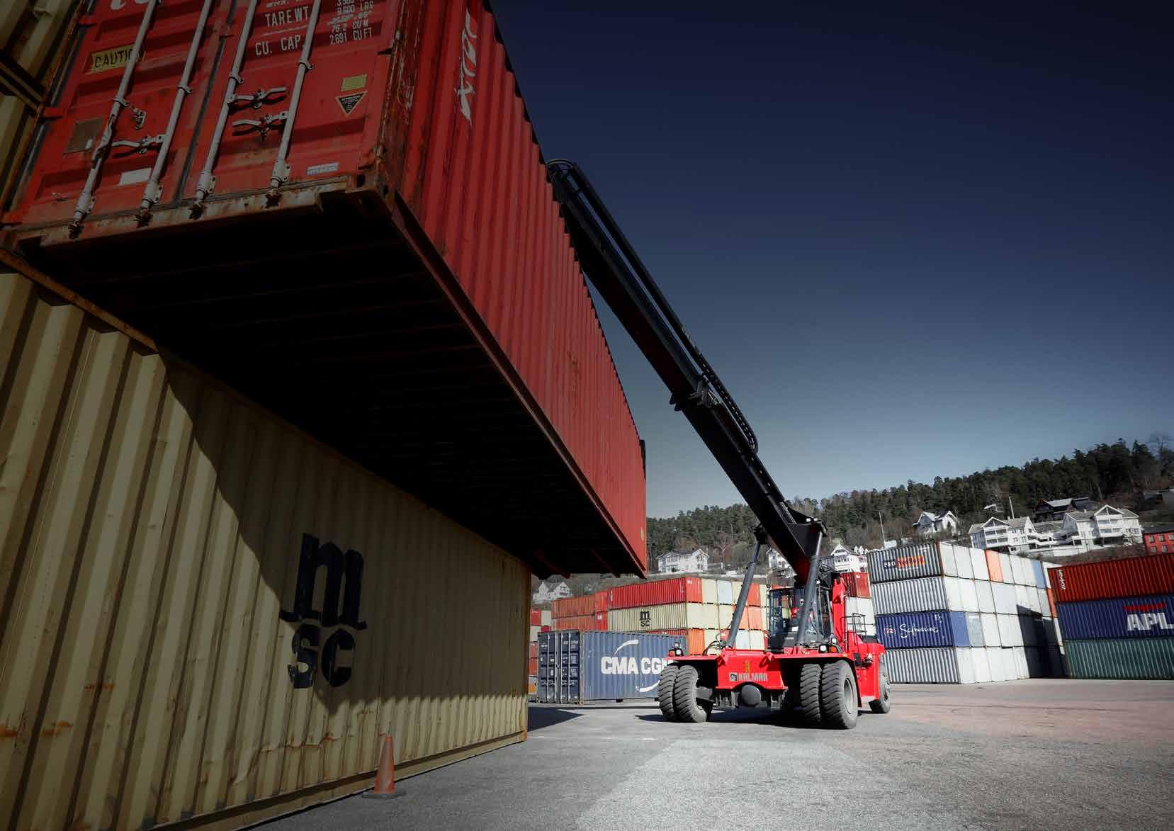 Kalmar reachstacker tomme containere datablad by Protruck Issuu