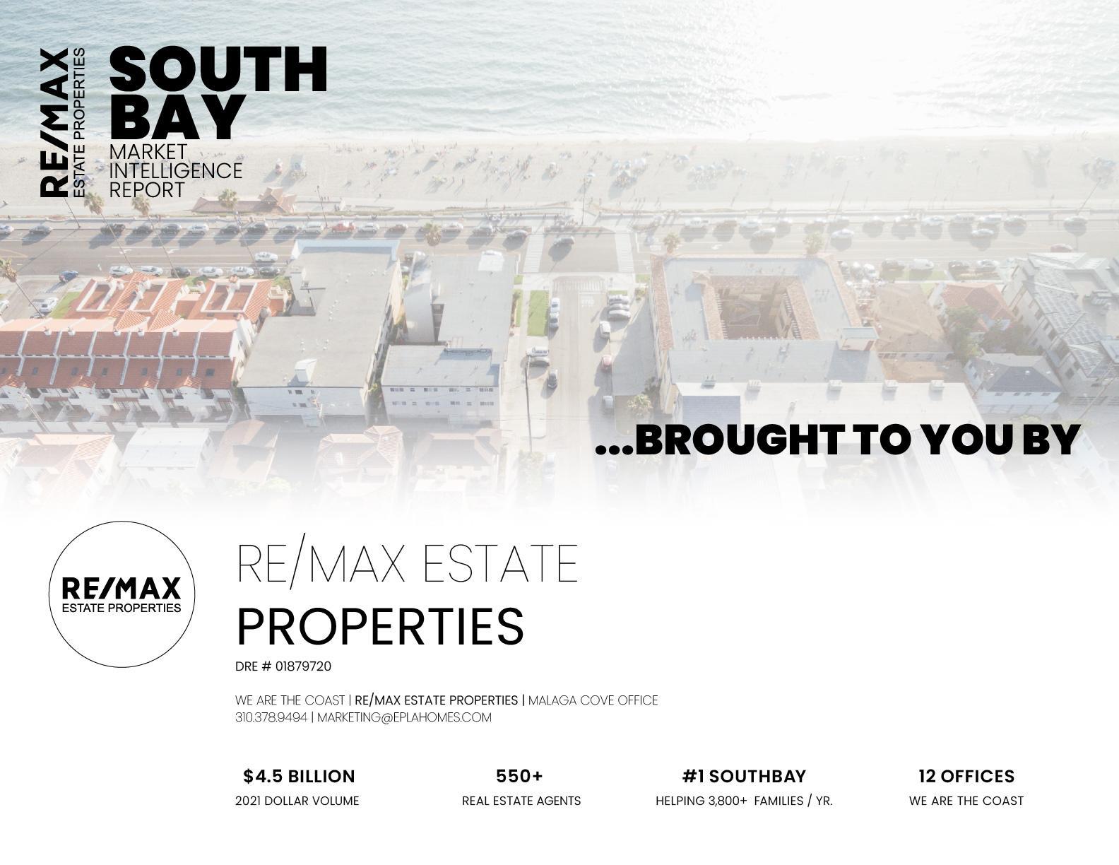 RE/MAX Estate Properties Year in Review South Bay by RE/MAX Estate