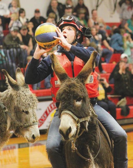 North Branch Donkey Basketball Clipart