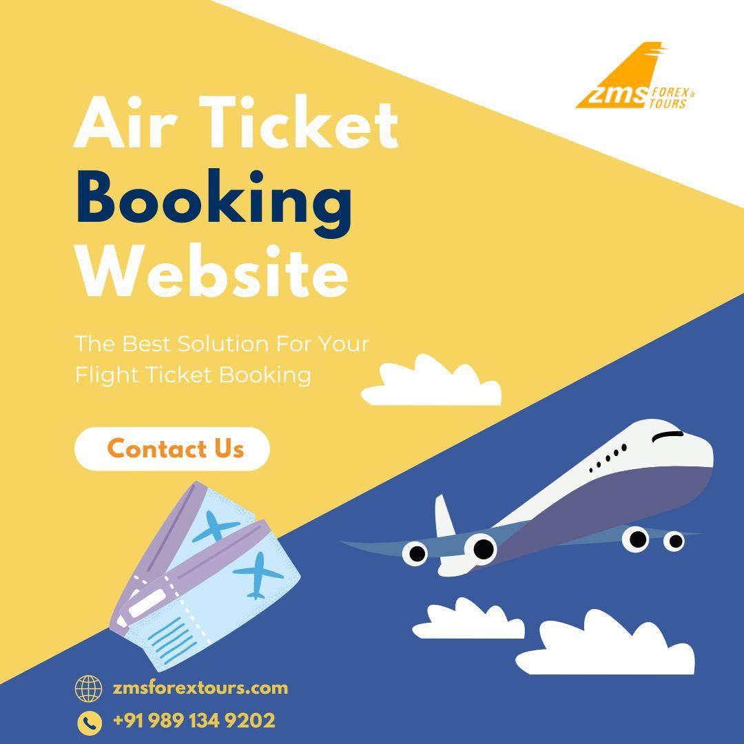 Best Air Ticket Booking site in Delhi NCR by ZMS