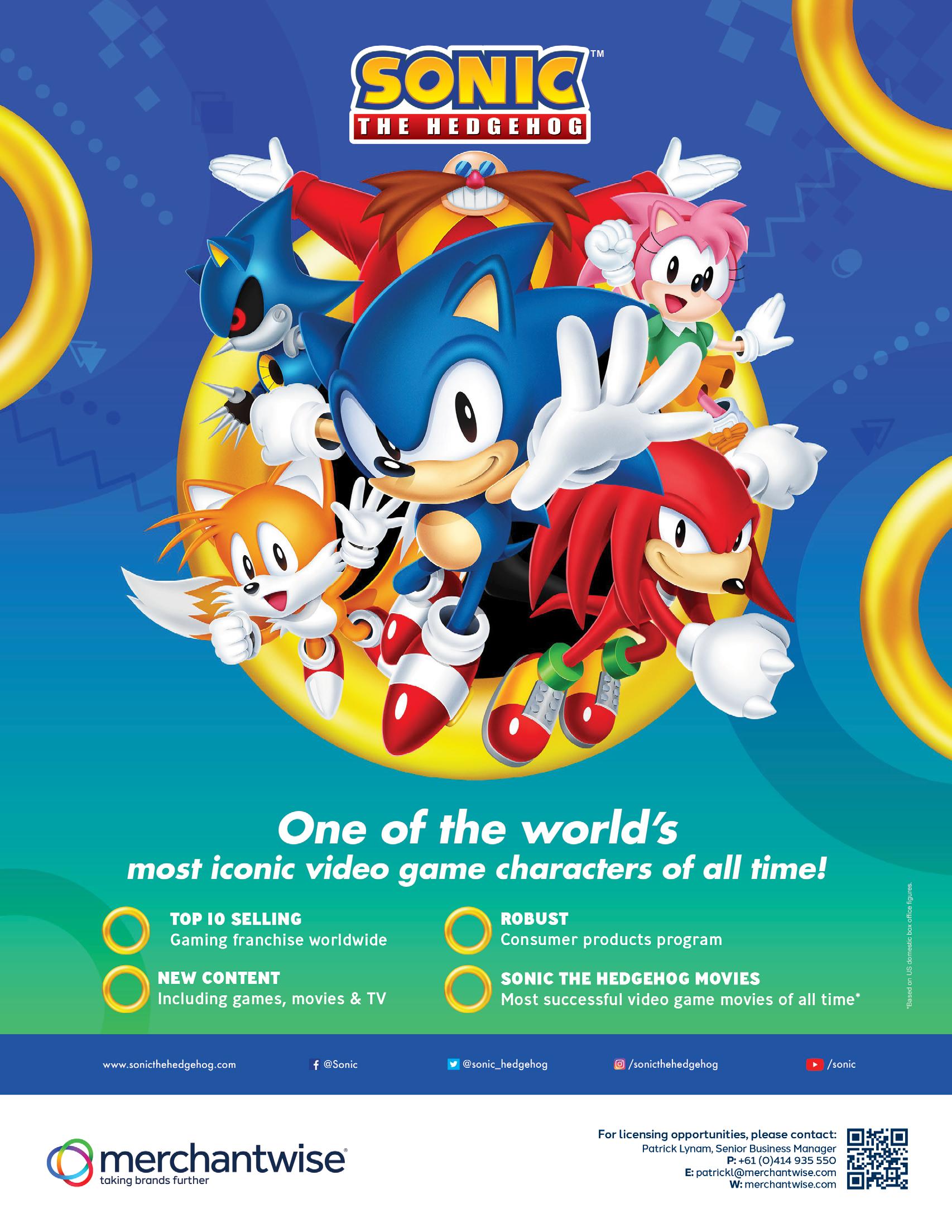 Sonic The Hedgehog™ Floor Jigsaw Puzzle 72 Pieces NEW