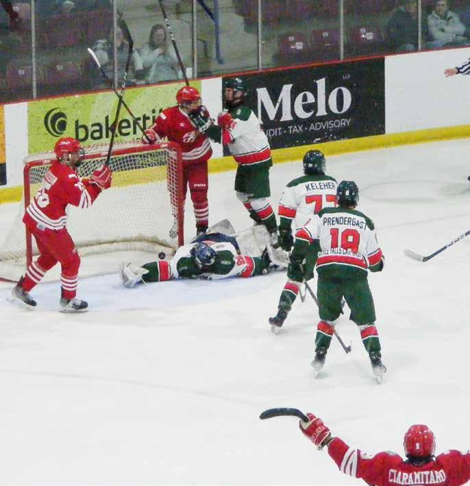 Flyers hold on to first place despite loss to London