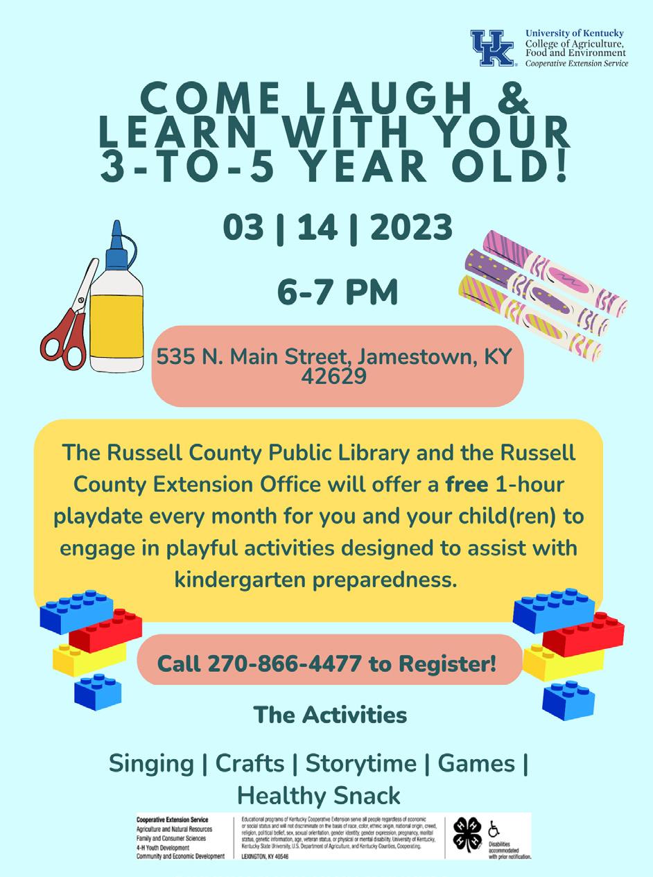 Russell County Public Library March 2023 by russellcountylibrary Issuu