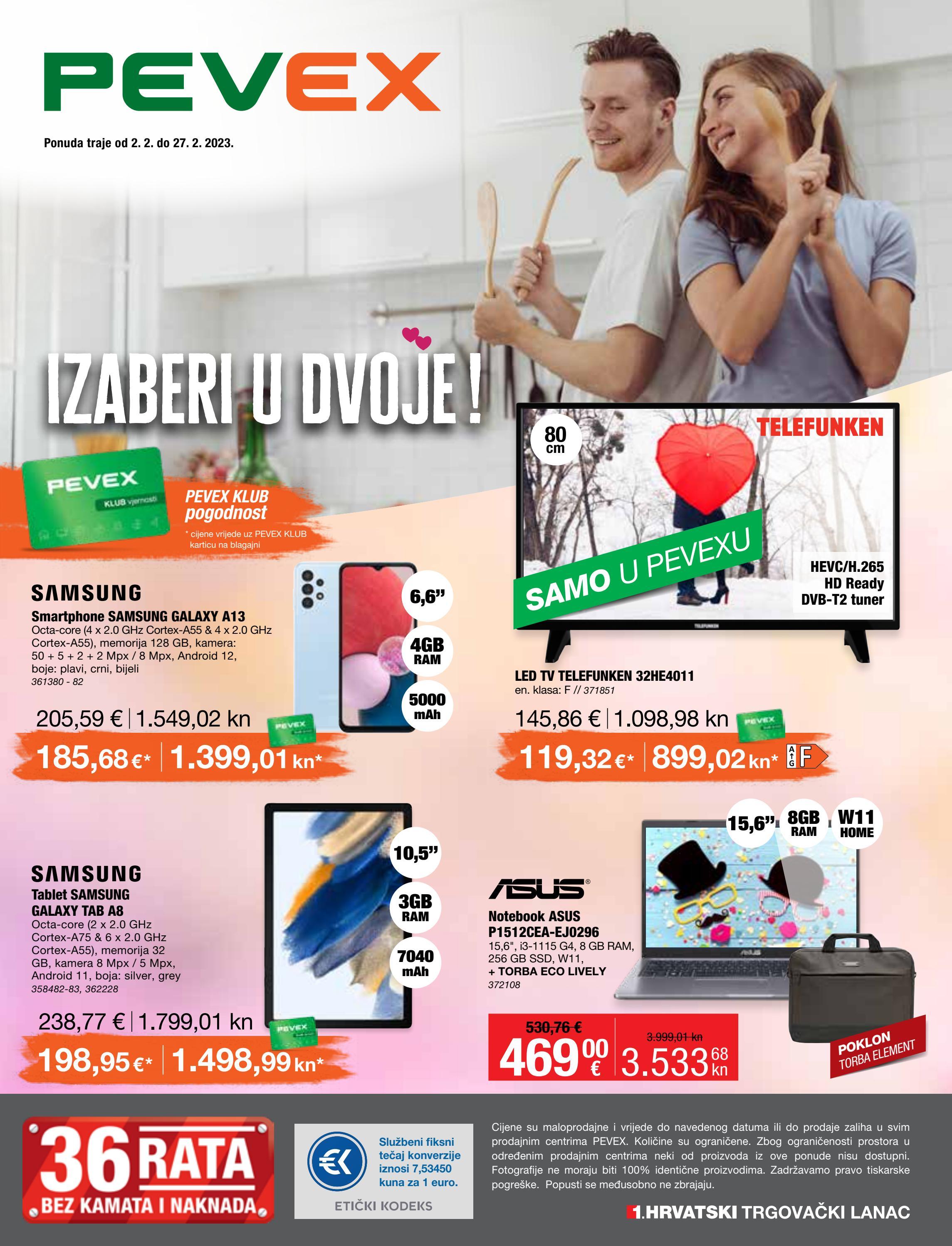 Pevex katalog od 02.-27.02.2023. by Catalog.hr - Issuu