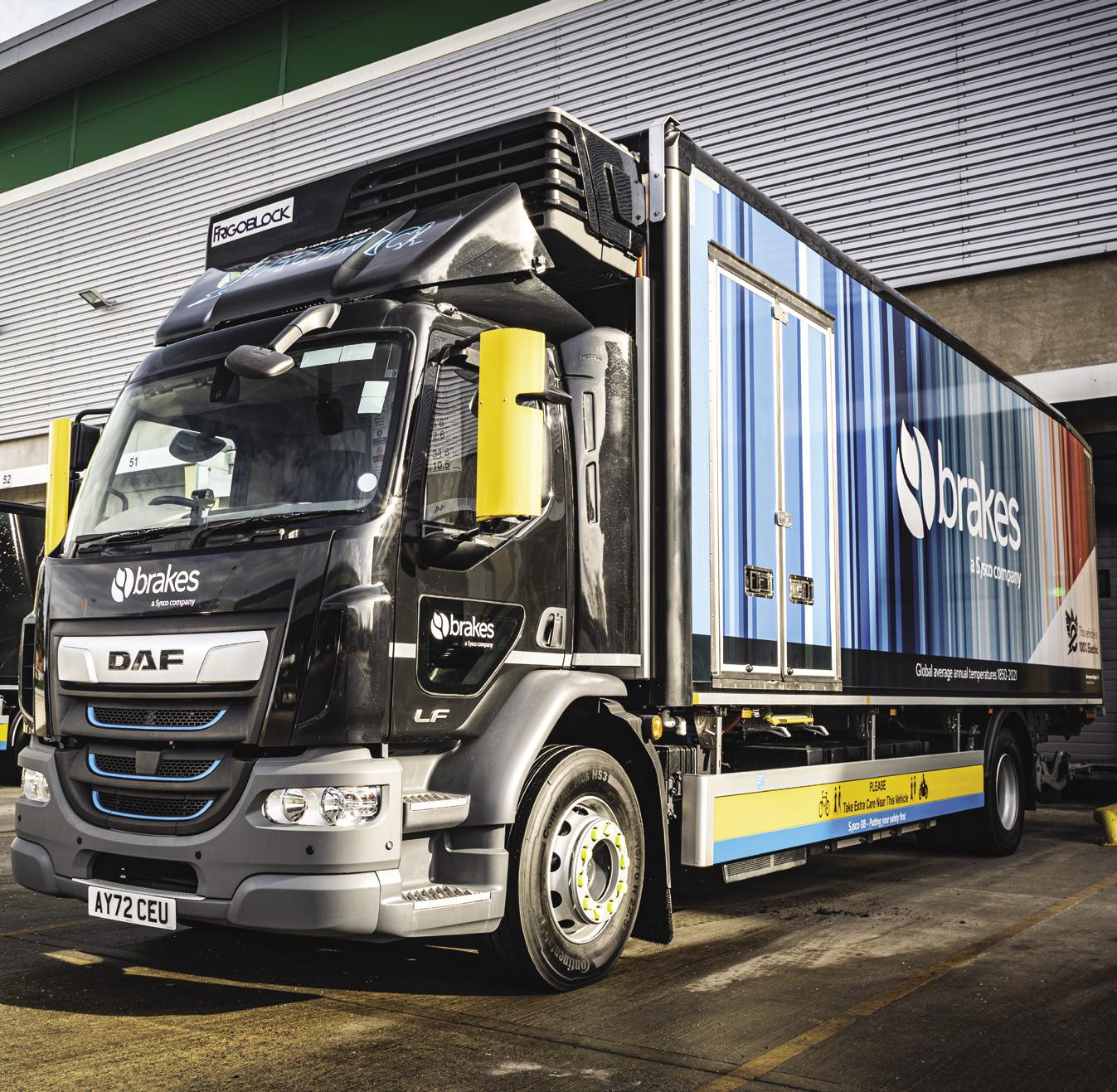 Cover for Brakes cooking with electric DAF