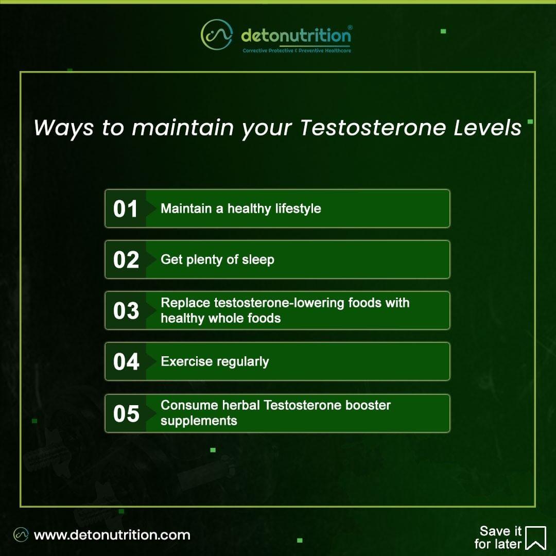 5 habits that can lower your Testosterone LevelDetonutrition by Deto