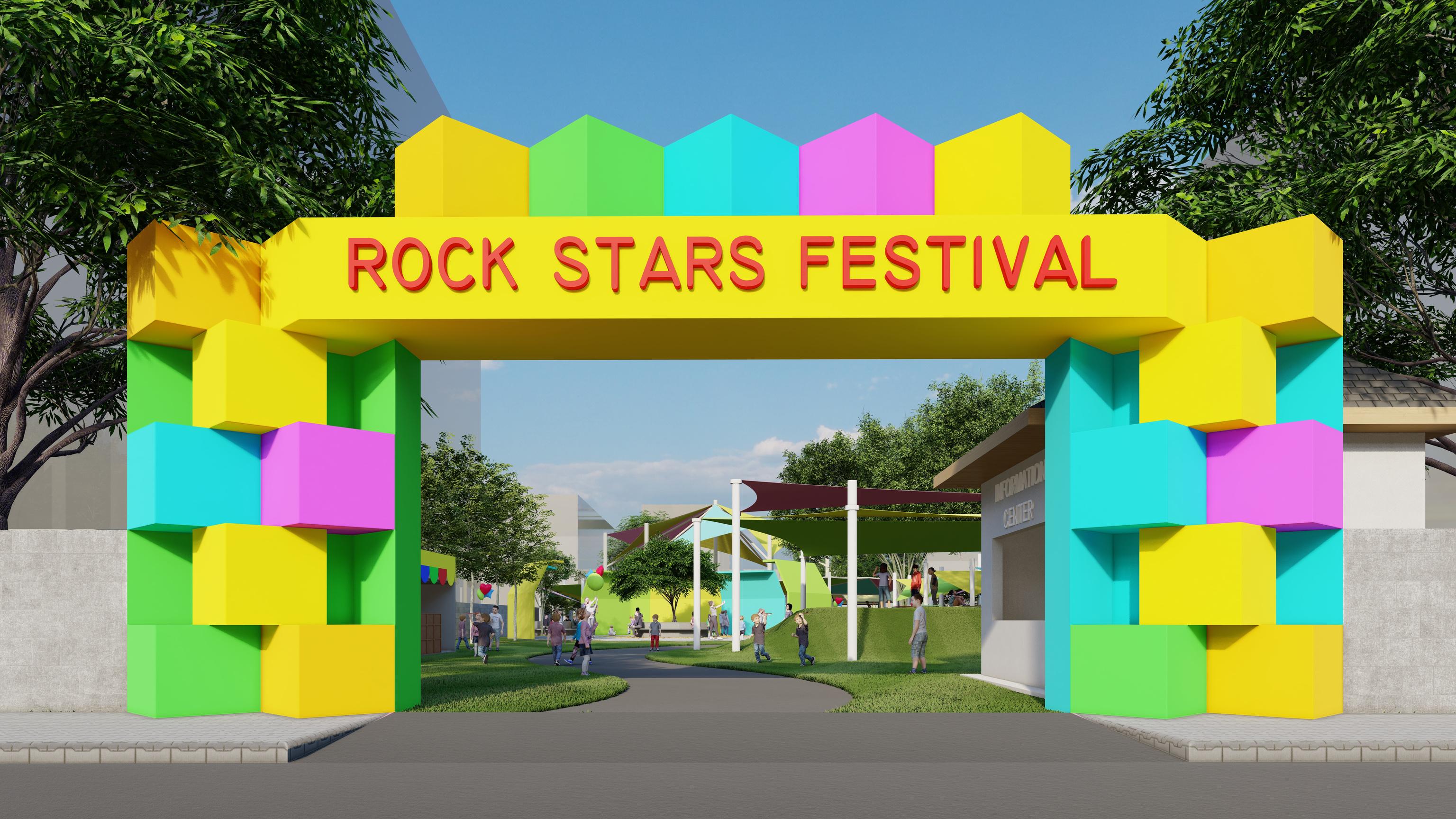 Re-imagining Thai Social Space-Rock Stars Festival by Htet Khaung Min
