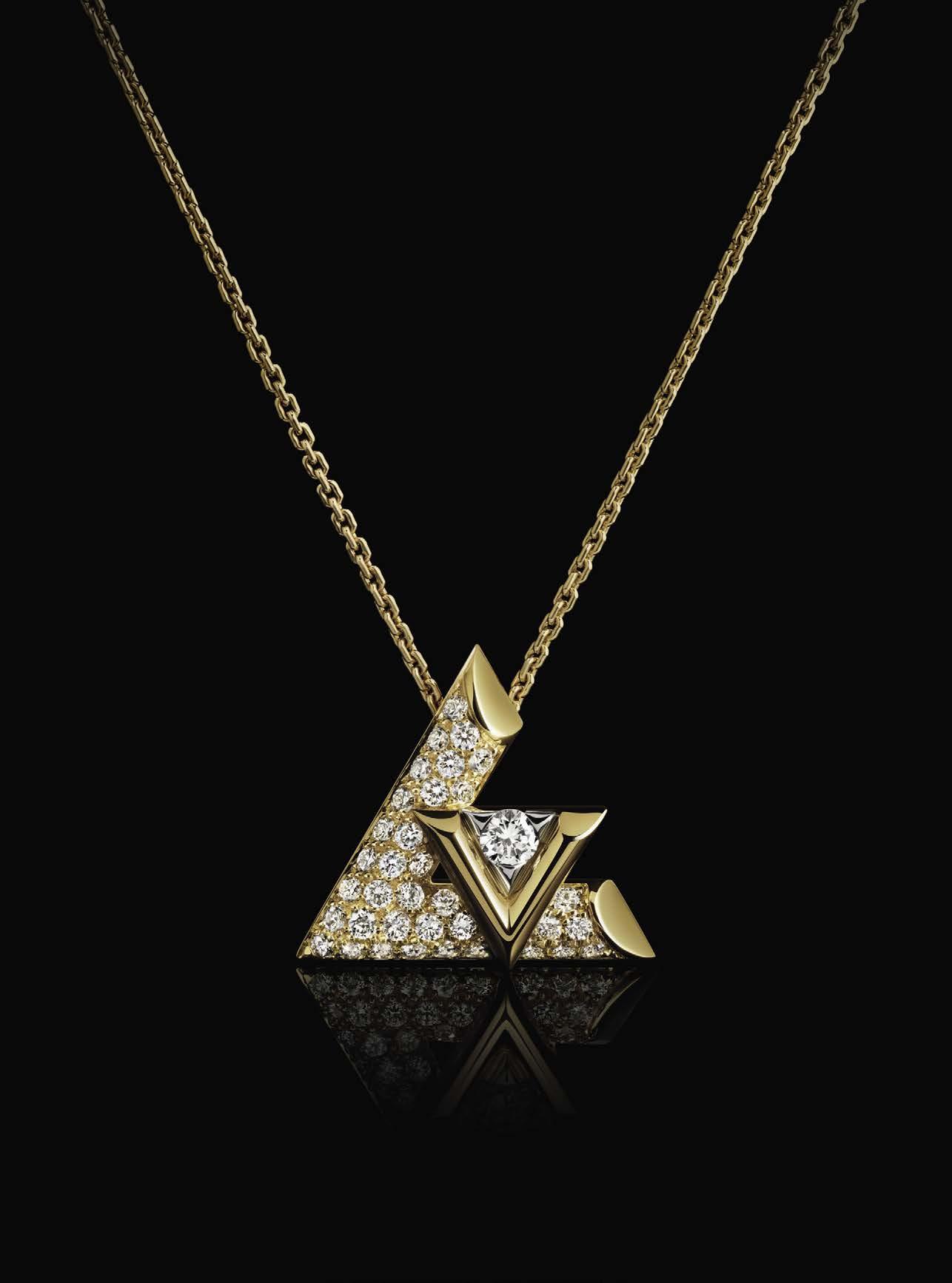 LV Volt One Small Pendant, White Gold And Diamond - Jewelry